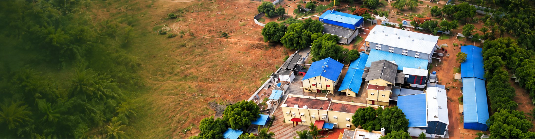 Aerial view of the Chennai Bioflora extraction facility in Madurai