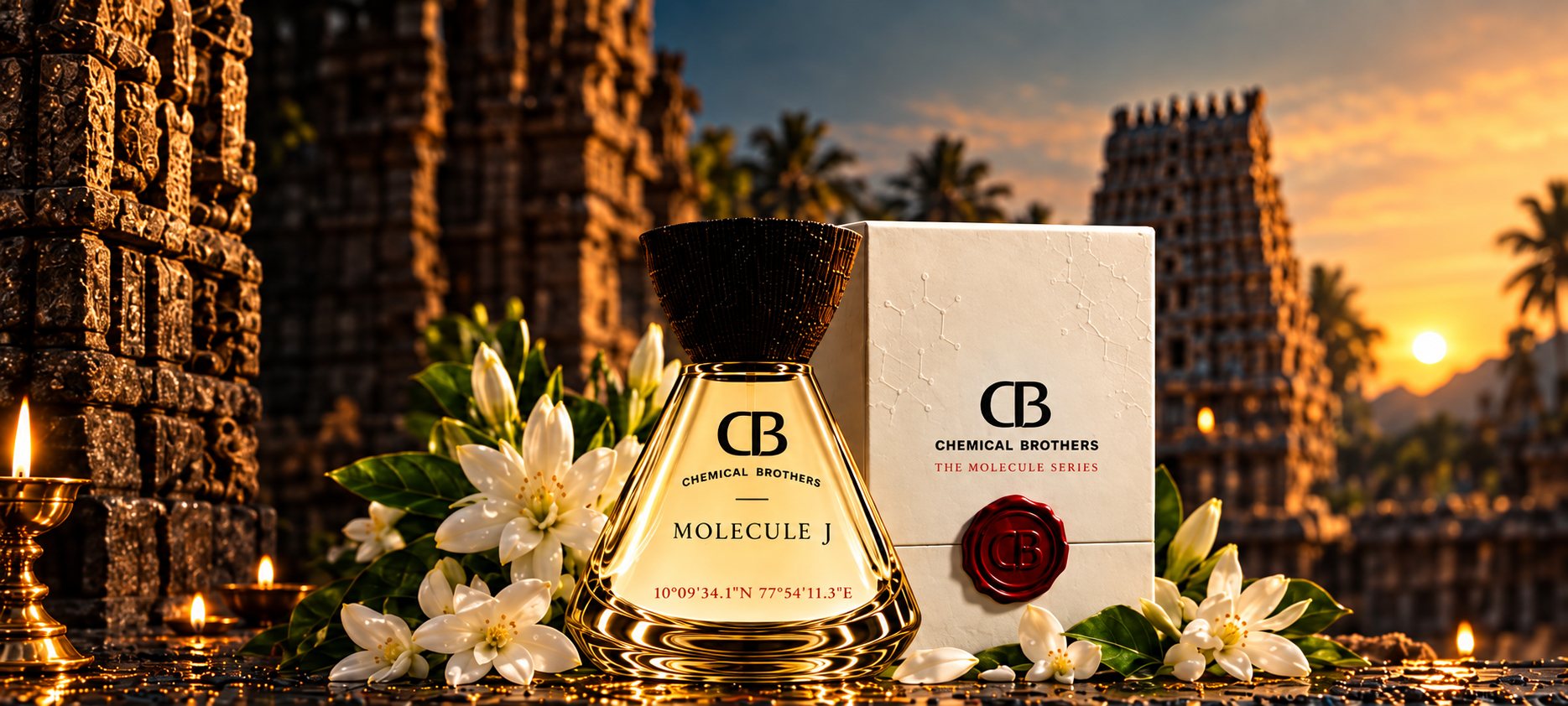 Molecule J — Jasmine Sambac, photographed in Madurai