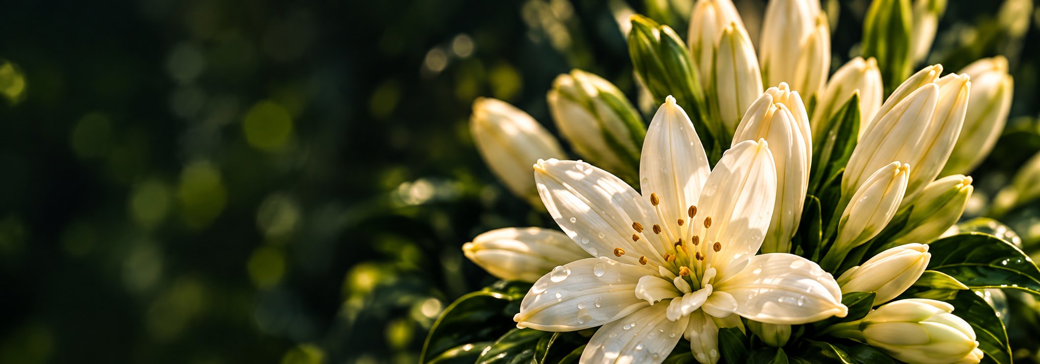 Tuberose in bloom