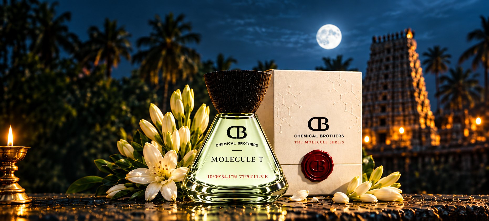 Molecule T — Tuberose, photographed in Madurai