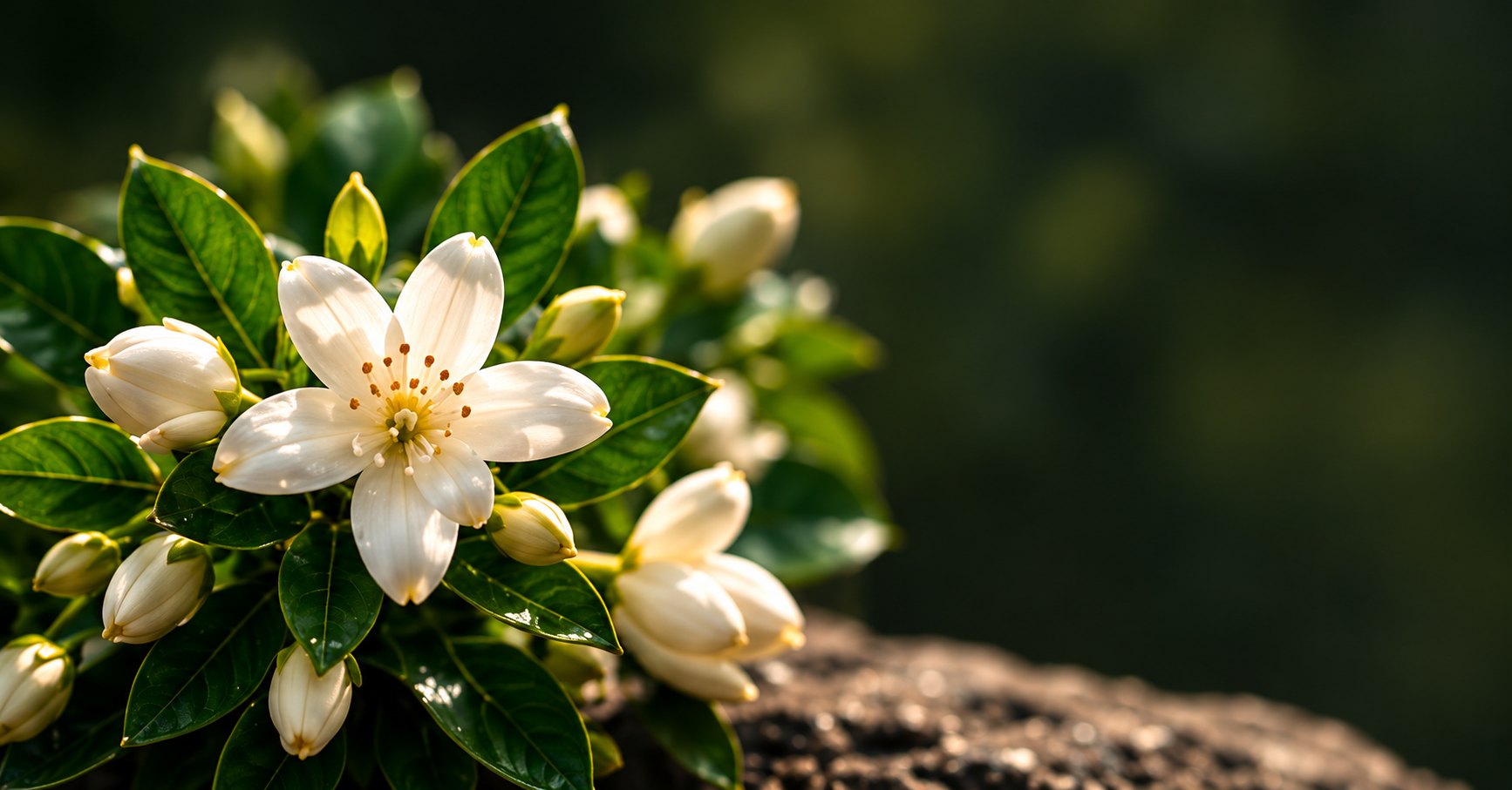 Jasmine sambac in bloom
